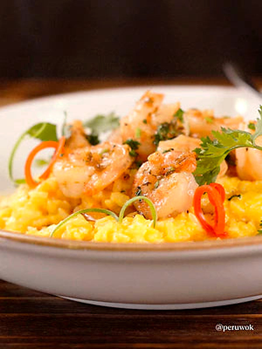 Risotto con Langostinos - Encuentro Marino