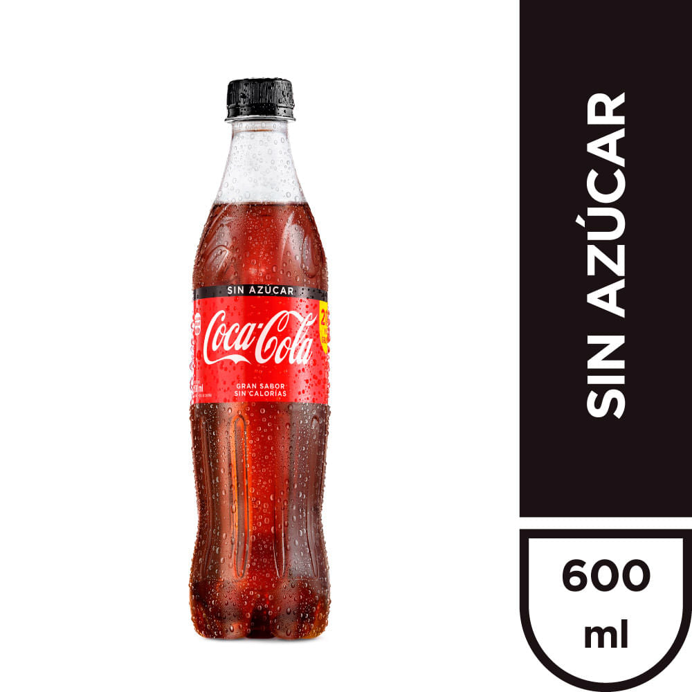 Coca-Cola Zero 600 ml (foto de referencia de producto, 600 ml)